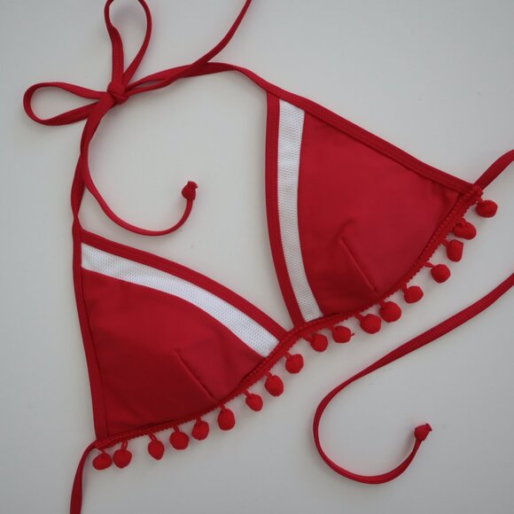 Cocoship Festival Triangle Bralette Bikini Top | 6 - Picture 6 of 6